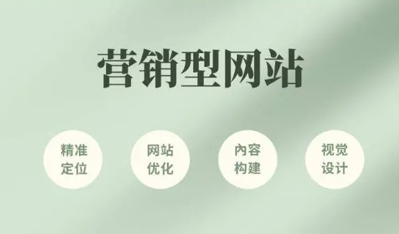 营销型网站与展示型网站有哪些区别？案例图片