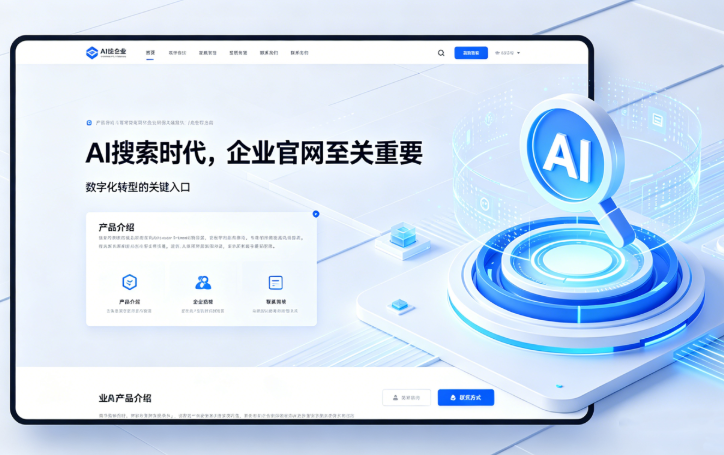 AI搜索时代企业官网应该怎么做？案例图片