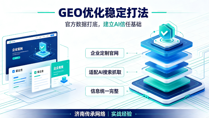 GEO优化怎么做更稳定？济南传承网络实战干货详解